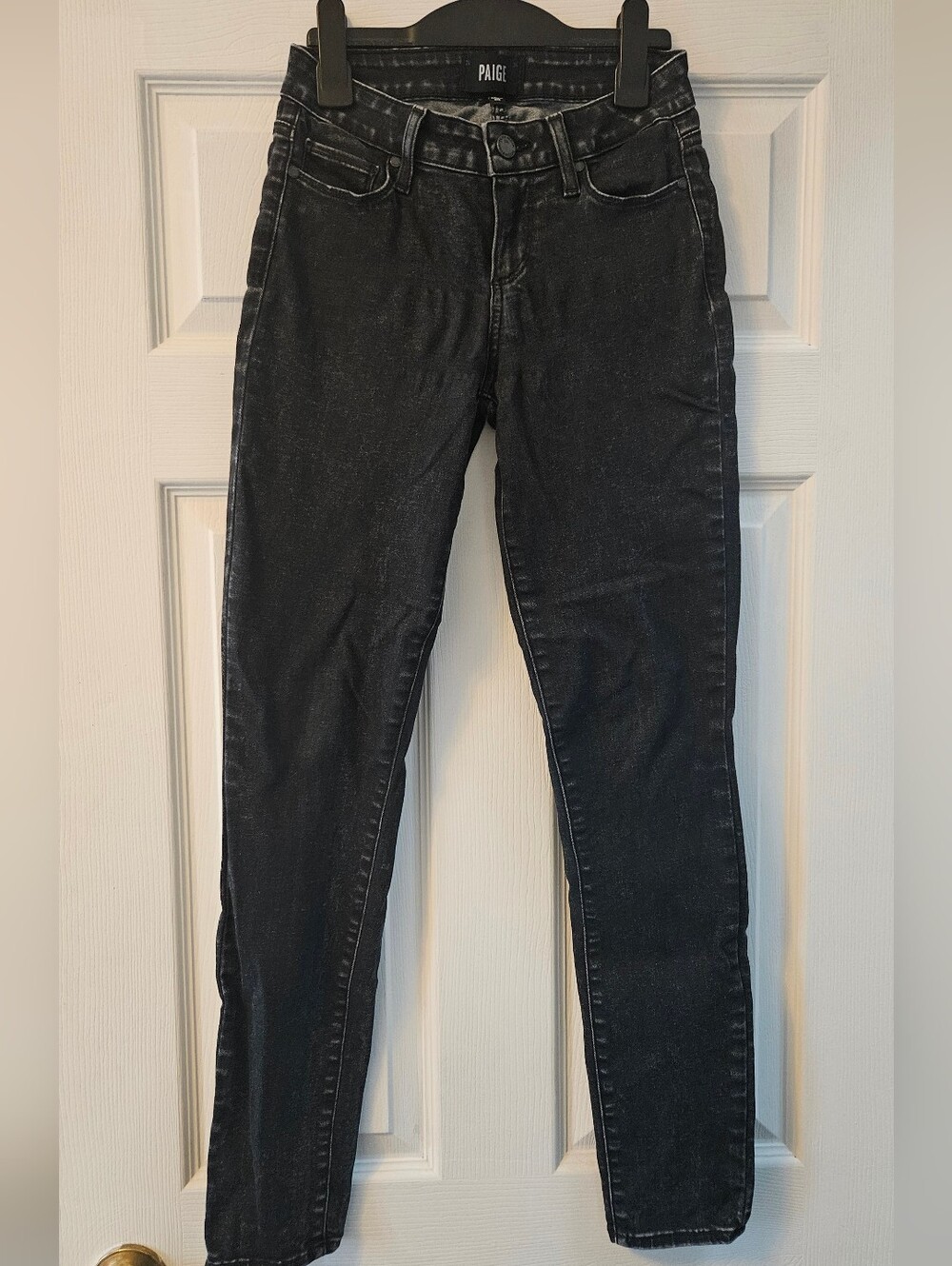 PAIGE Verdugo Ultra Skinny City Noir Jeans